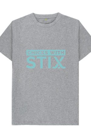 Chicks With Stix Quote Cut Out T-Shirt