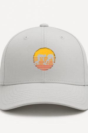 Curling Sport Bold Silhouette Cap