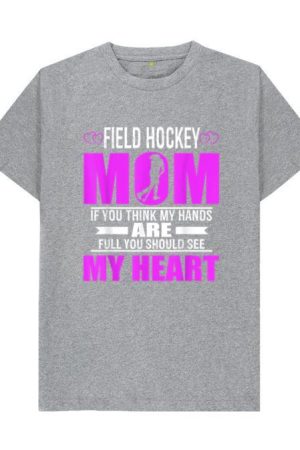 Field Hockey Moms Full Heart T-Shirt