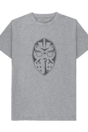 Flat Hockey Player Mask T-Shirt