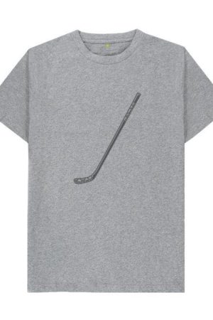 Flat Side Ice Hockey Stick T-Shirt