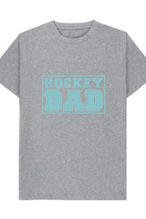 Hockey Dad Label Cut Out T-Shirt