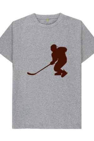Hockey Ice Player Silhouette T-Shirt