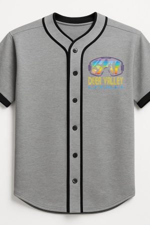 Ski Deer Valley Utah Baseball Jersey