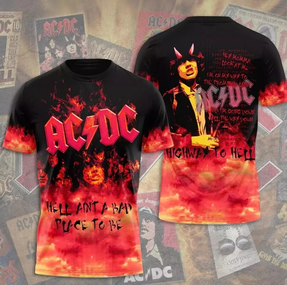 2025 ACDC Pwr Up World Tour T-Shirt Rock Band ACDC Tour Merch For Rock Fans Neasalamis.com