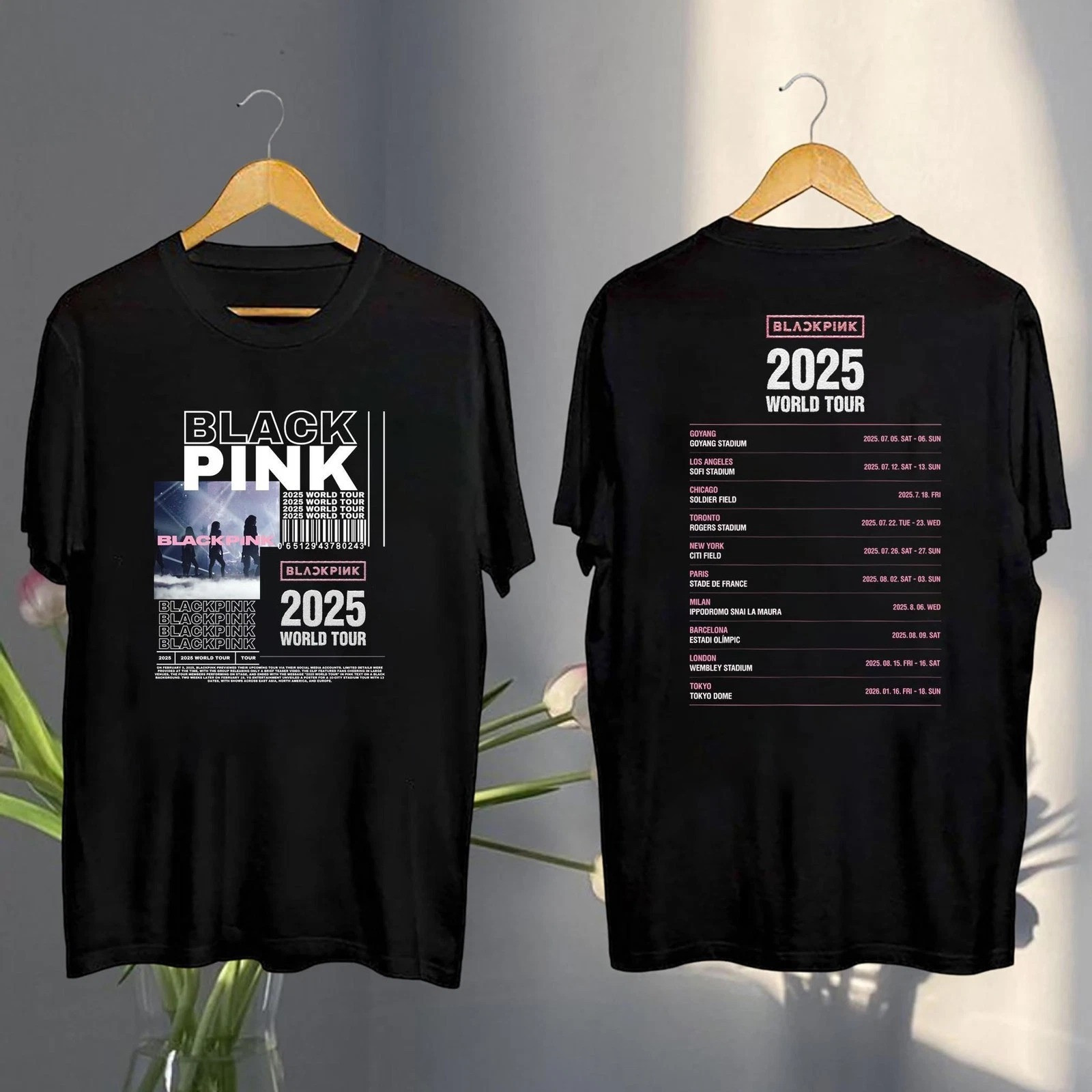 2025 Black Pink World Tour T-Shirt For Blackpink Fans Neasalamis.com