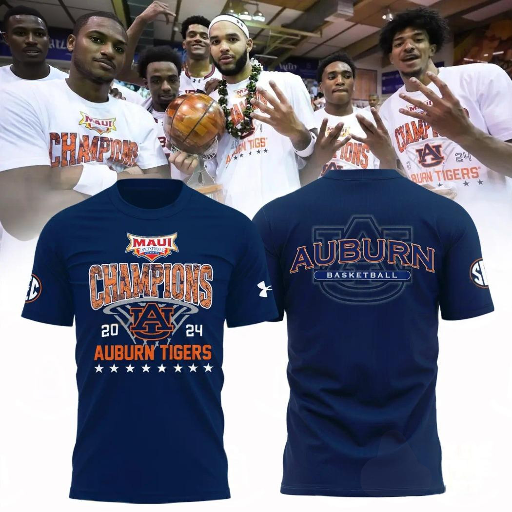 2025 Champions Auburn Tigers Mens Basketball T-Shirt Gift For Basketball Lover Neasalamis.com