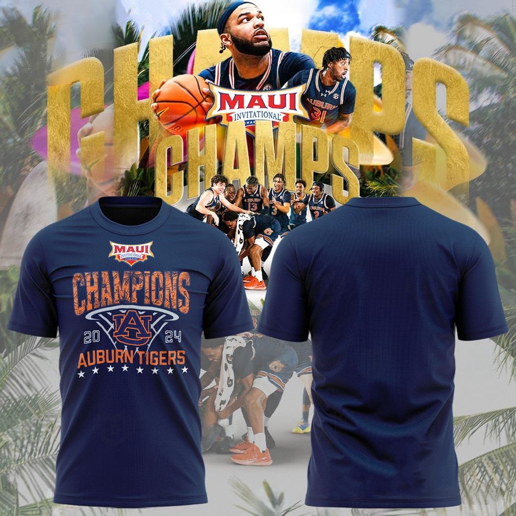 2025 Champions Auburn Tigers Men's Basketball T-Shirt Gift Ideas For Basketball Lovers Neasalamis.com