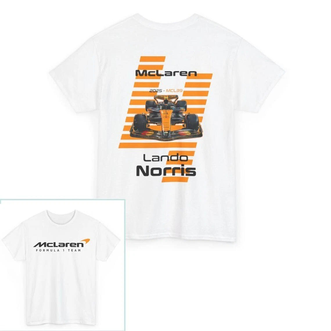 2025 Lando Norris Formula One Black T-Shirt Lando Norris Shirt Gifts For Dad Neasalamis.com