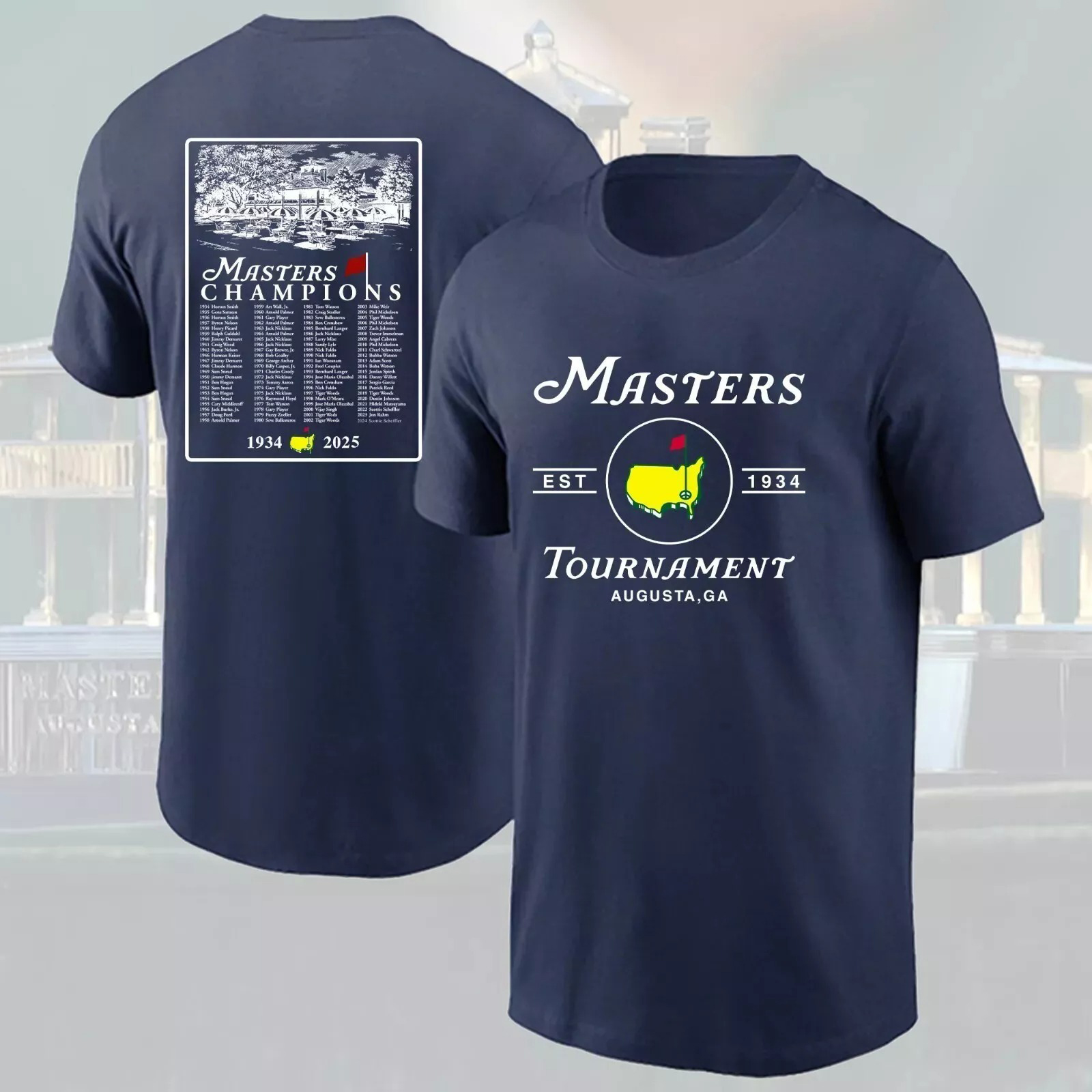2025 Masters Golf Tournament Augusta National T-Shirt Best Gifts For Golf Lovers Neasalamis.com