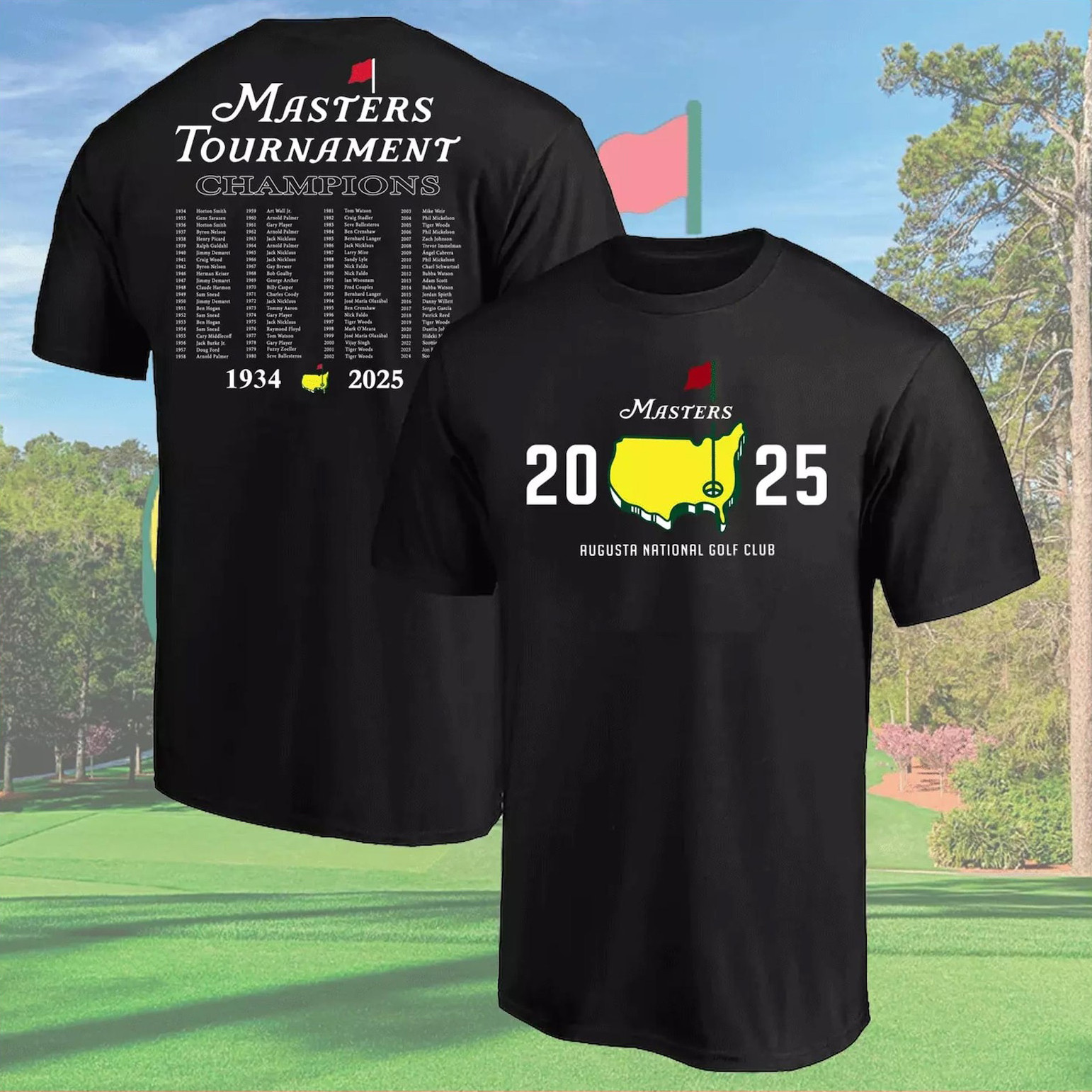 2025 Masters Tournament Augusta National Golf Club T-Shirt For Golfers Neasalamis.com