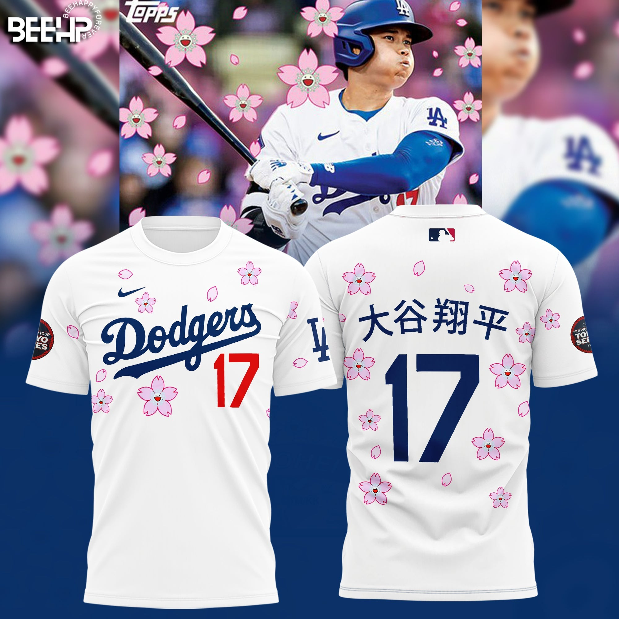 2025 Takashi Murakami Los Angeles Dodgers T-Shirt For Dodgers Fans Neasalamis.com