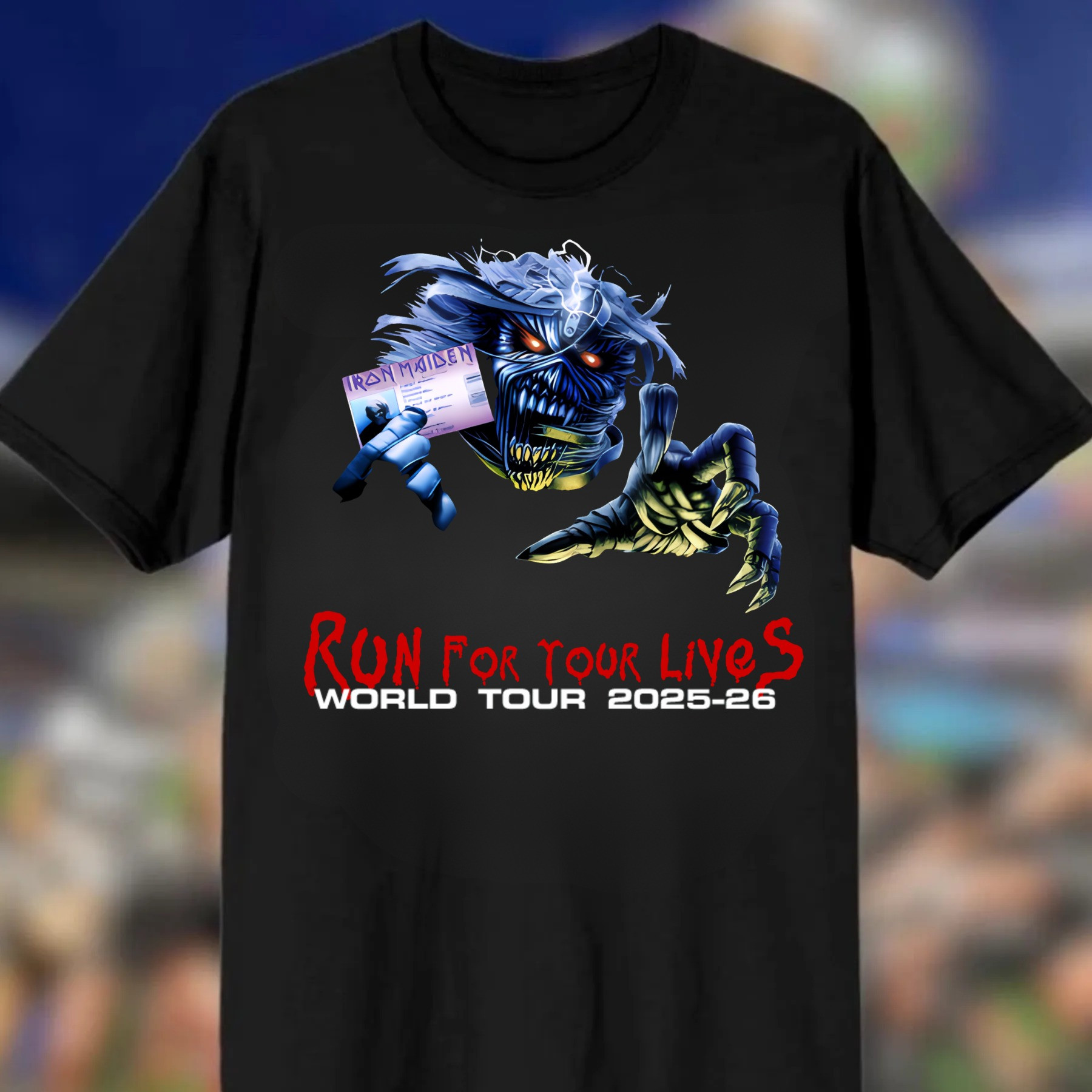 2025 World Tour Run For Your Lives T-Shirt For Music Enthusiasts Neasalamis.com