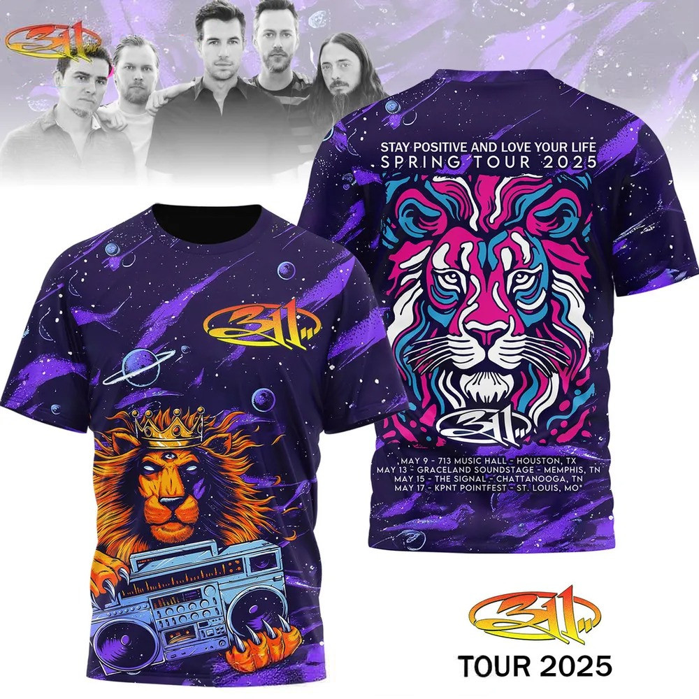 311 Spring Tour 2025 Special T-Shirt Neasalamis.com