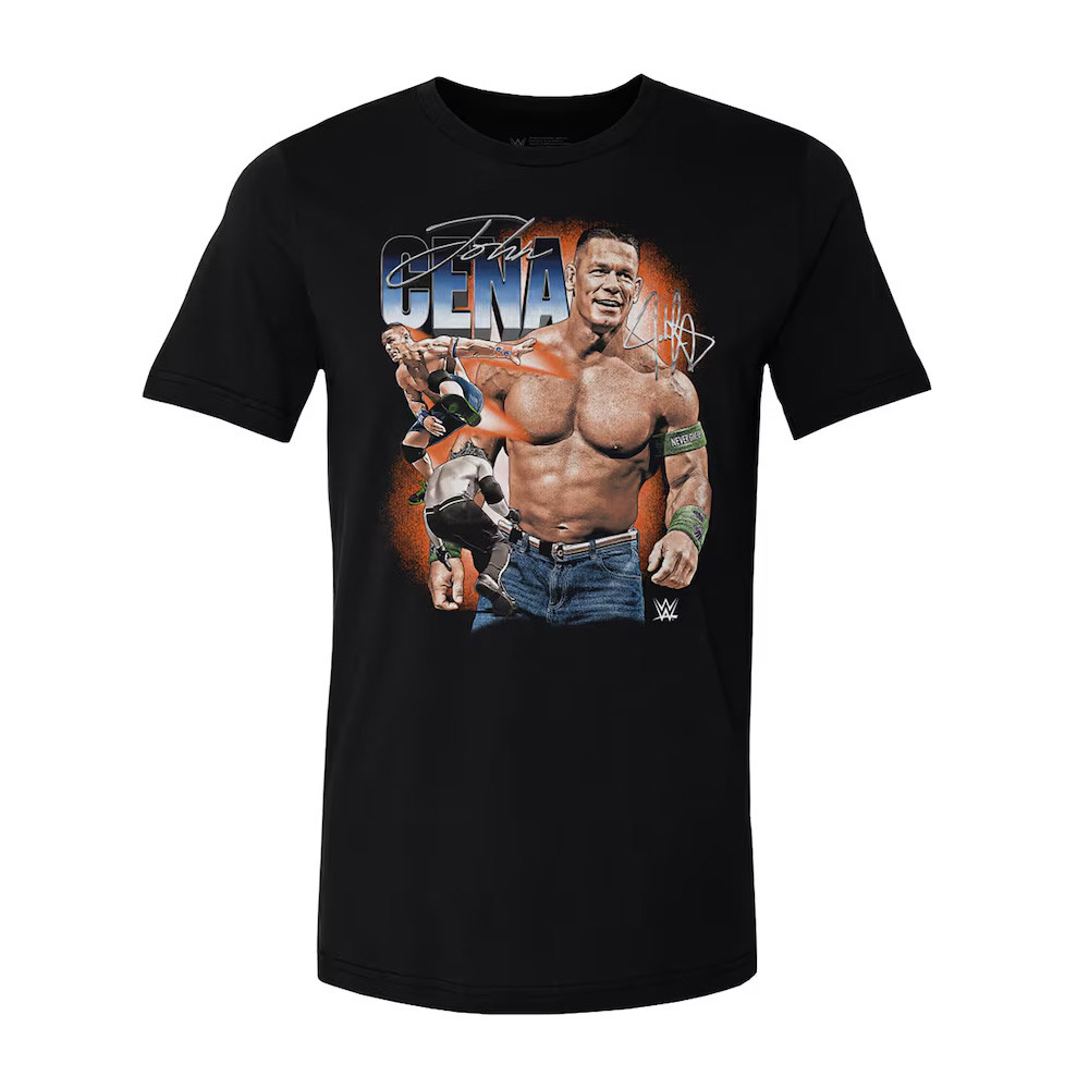500 Level Black John Cena Vintage Superstar T-Shirt For Wrestler Neasalamis.com