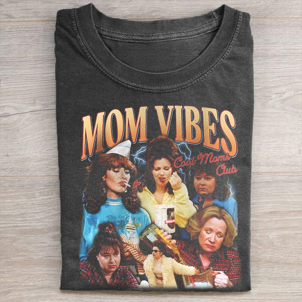 90's Mom Vibes T-Shirt Cool Moms Club Funny Best Gifts For Mother's Day 2025 Ideas Neasalamis.com