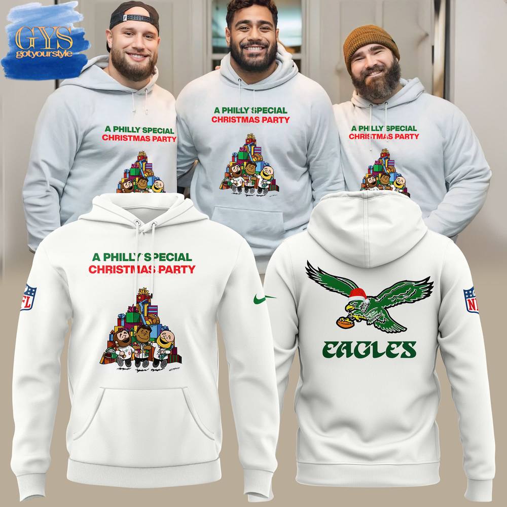 A Philly Special Christmas Party 2024 Philadelphia Eagles Hoodie Neasalamis
