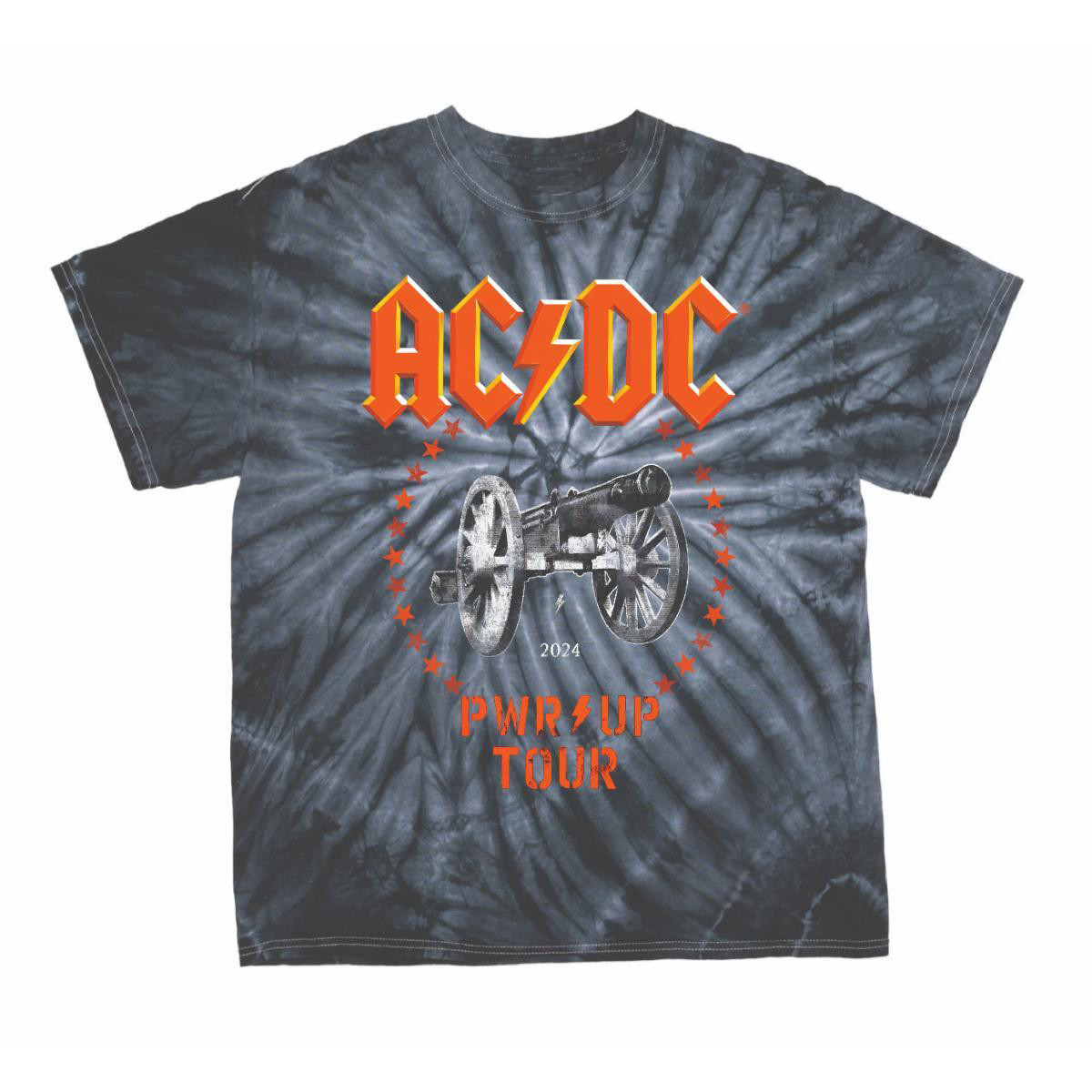 AC DC PWR UP Tour Tie Dye T-Shirt Neasalamis.com