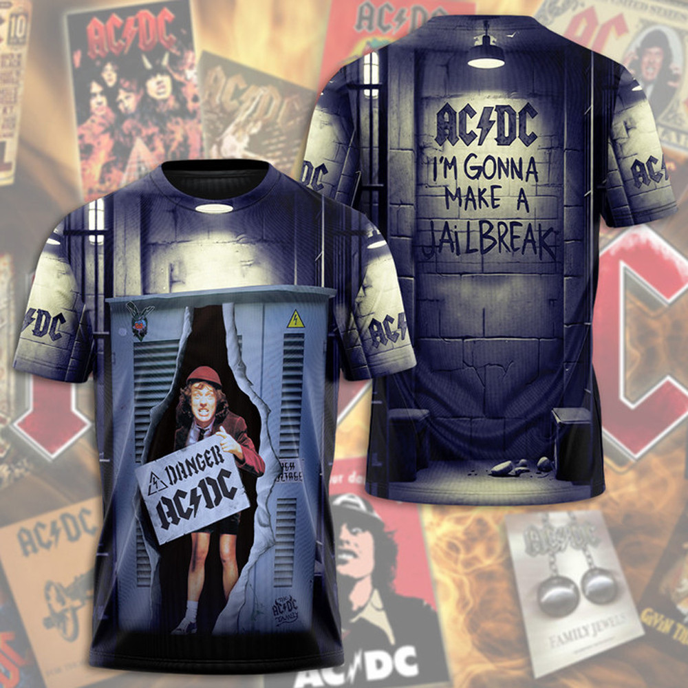 AC DC Pwr Up Tour 2025 T-Shirt For Rock Band Fans Neasalamis.com