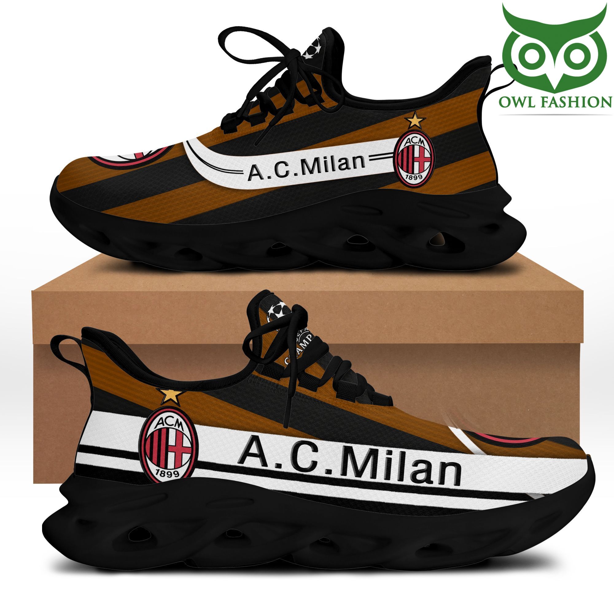 AC Milan Max Soul Shoes Sneakers For Men And Women neasalamis.com