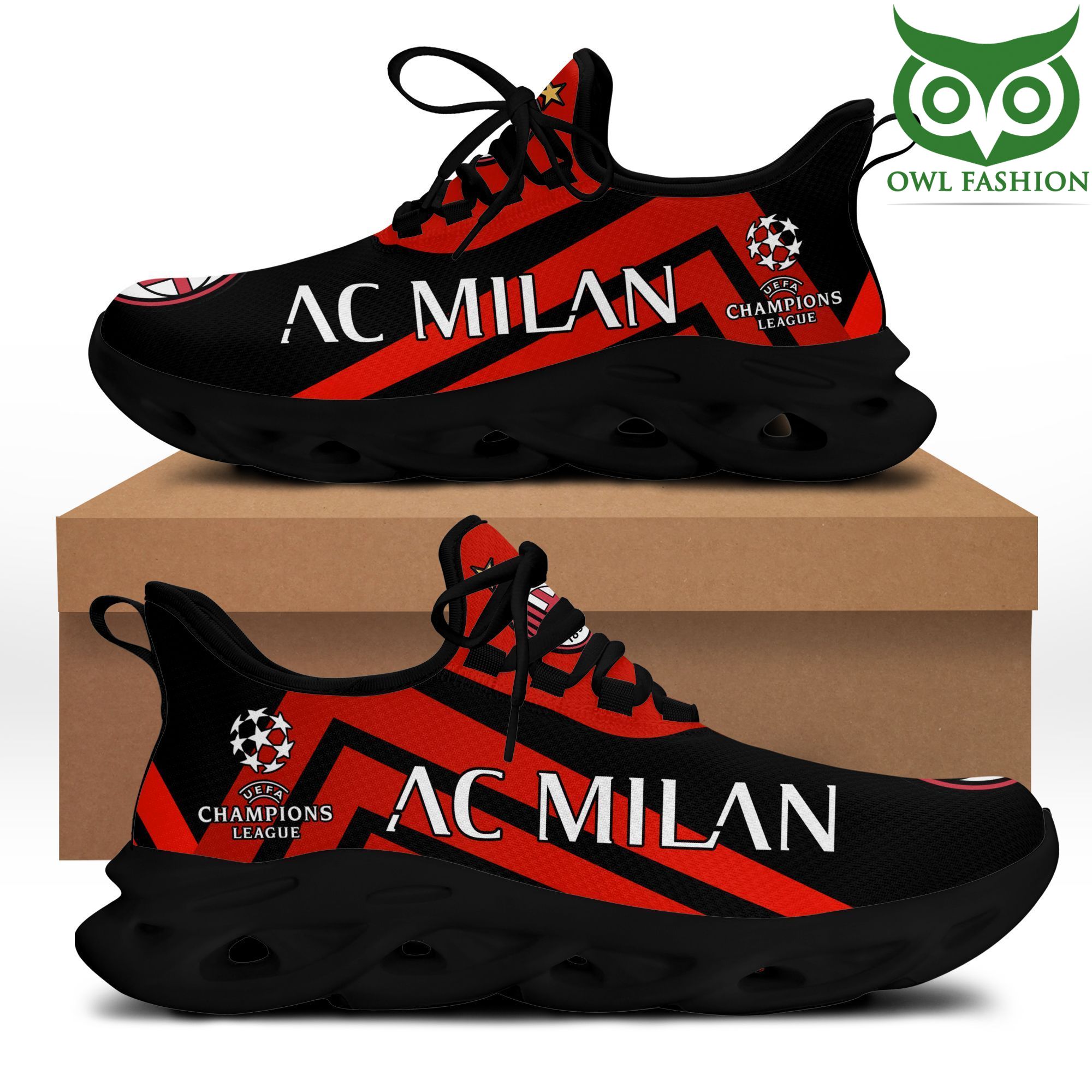AC Milan Max Soul Shoes Sneakers For Men And Women neasalamis.com