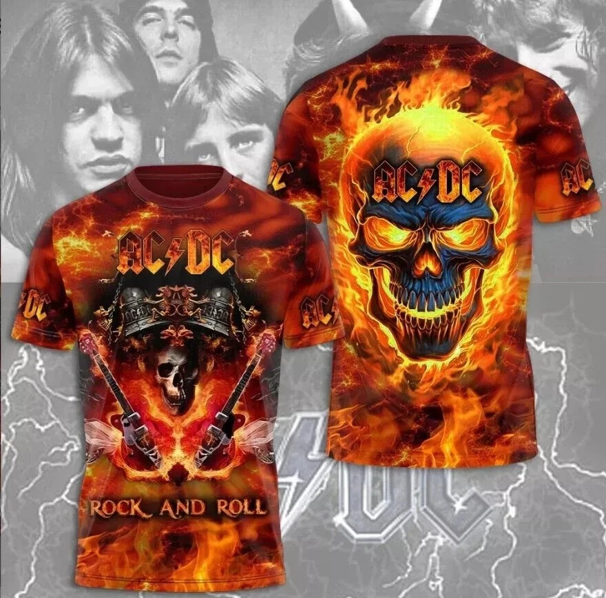 ACDC 3D T-Shirt Good Design Best Shirt For Fans Neasalamis.com