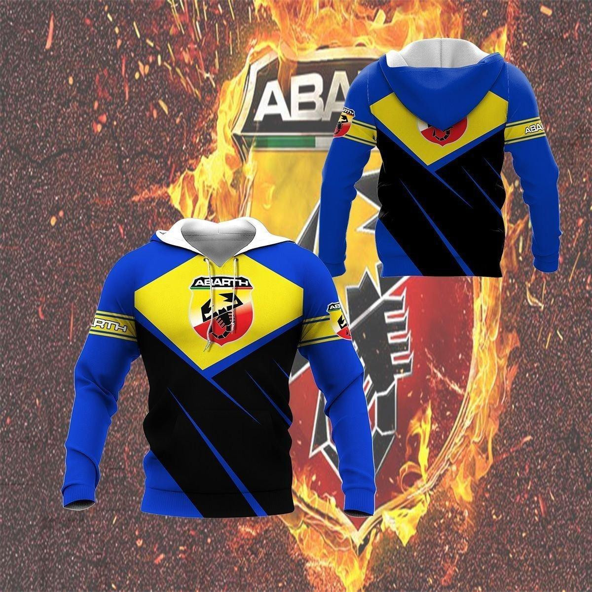 Abarth Shirt Fan Gift 10 Stylist Unisex 3d Hoodie Zip Hoodie Neasalamis