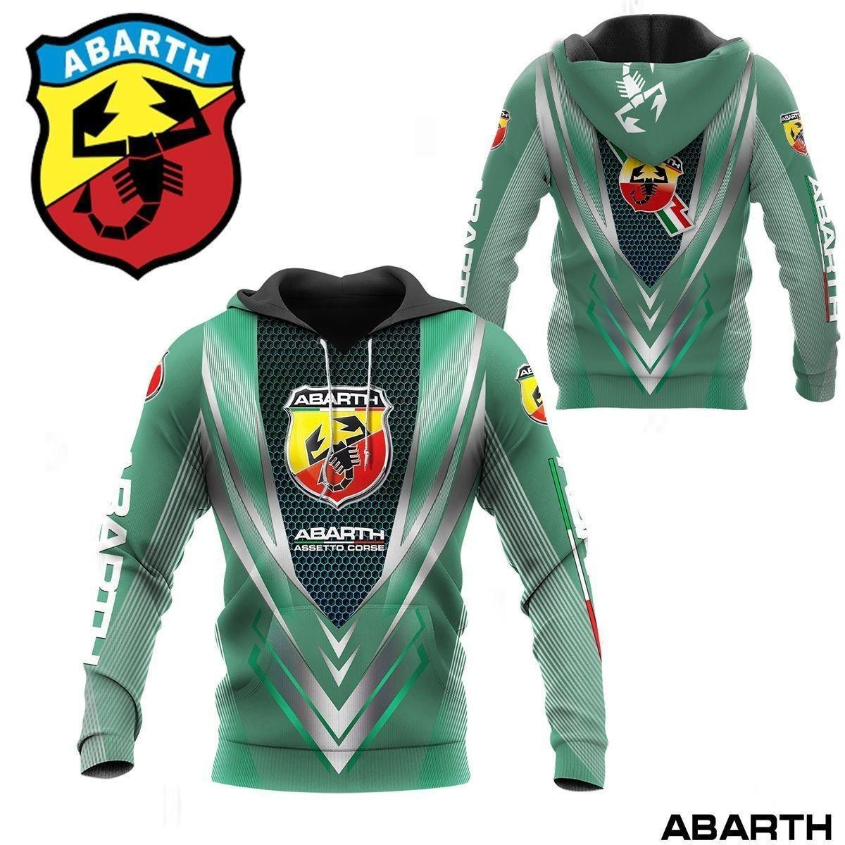 Abarth Shirt Fan Gift 11 Stylist Unisex 3d Hoodie Zip Hoodie Neasalamis