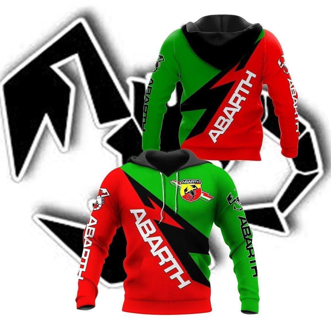 Abarth Shirt Fan Gift 13 Stylist Unisex 3d Hoodie Zip Hoodie Neasalamis