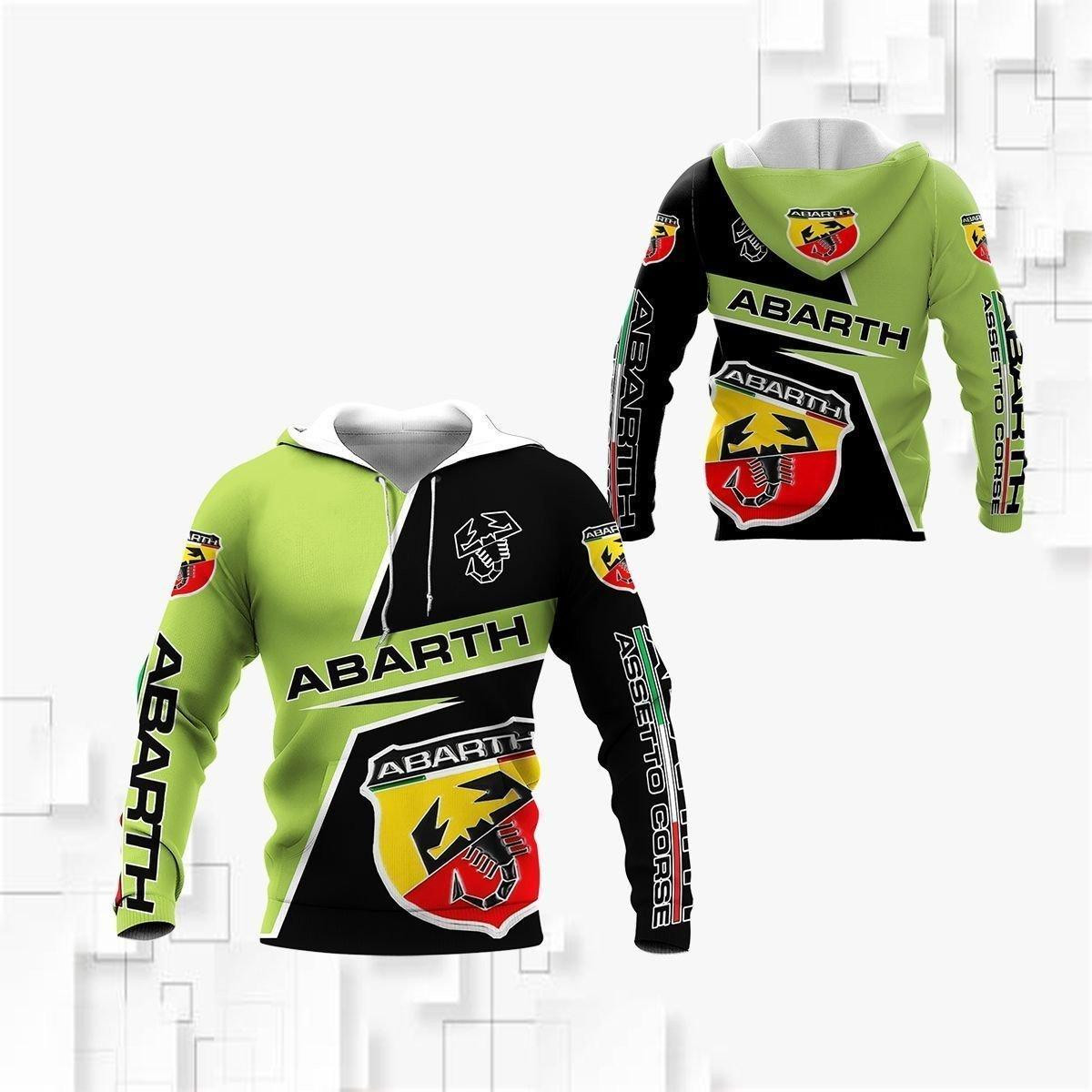 Abarth Shirt Fan Gift 14 Stylist Unisex 3d Hoodie Zip Hoodie Neasalamis