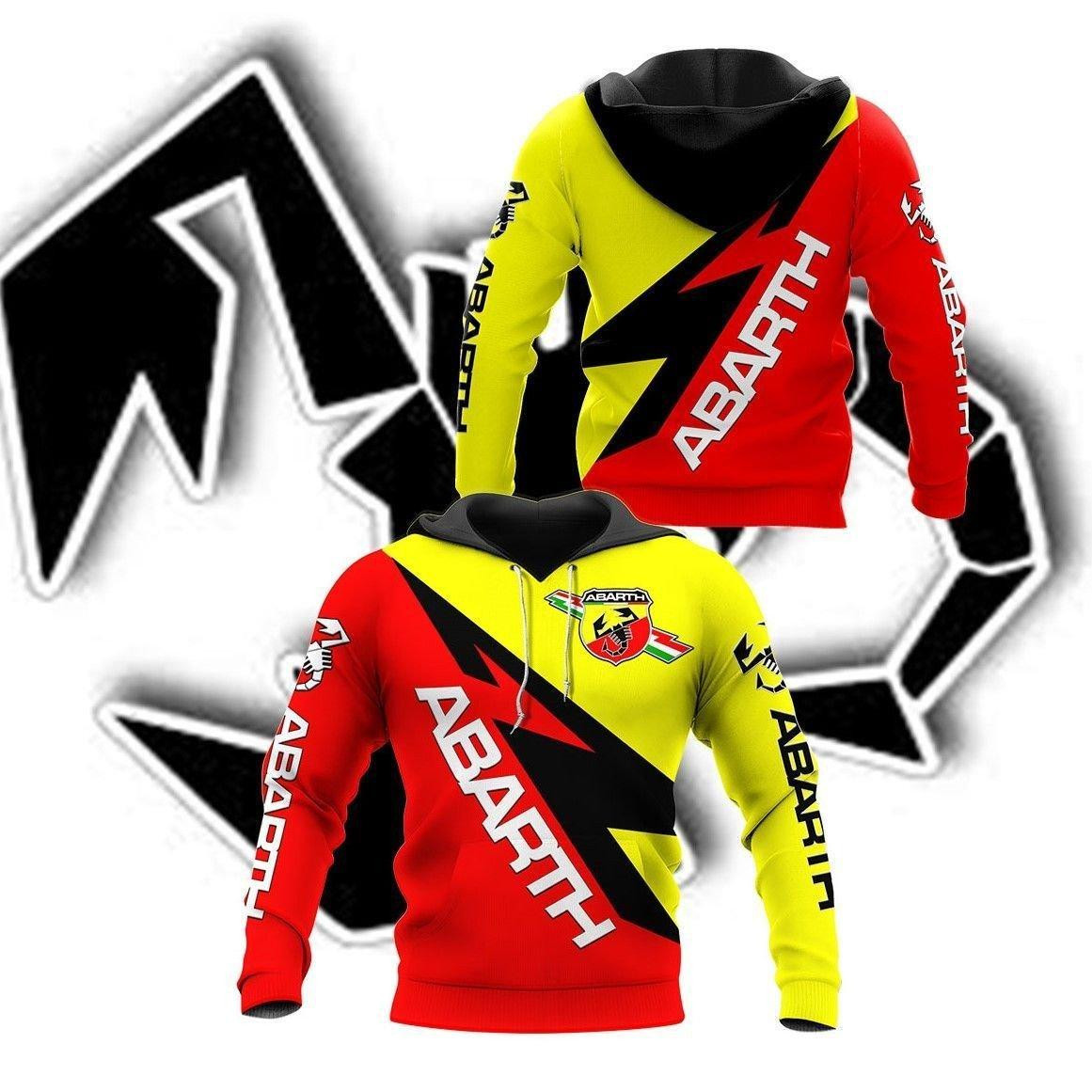 Abarth Shirt Fan Gift 16 Stylist Unisex 3d Hoodie Zip Hoodie Neasalamis