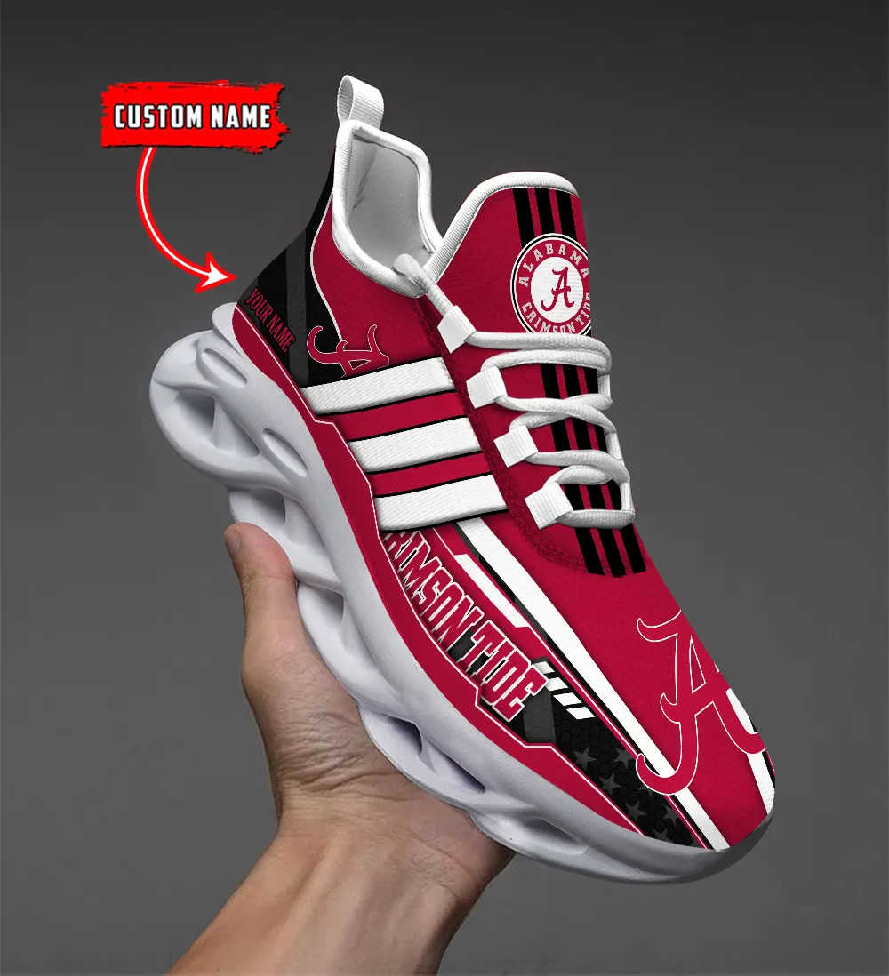 Alabama Crimson Tide Max Soul Shoes Sneakers For Men And Women neasalamis.com