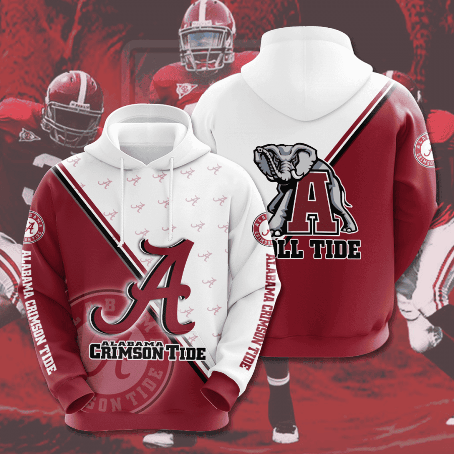 Alabama Crimson Tide NCAA Hoodie Zip Hoodie Neasalamis