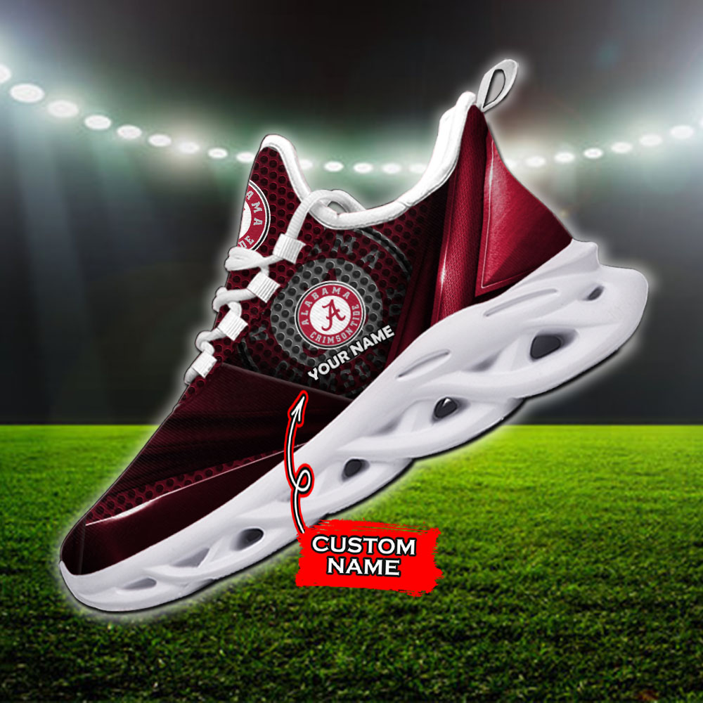 Alabama Crimson Tide NCAA Max Soul Shoes Sneakers For Men And Women neasalamis.com