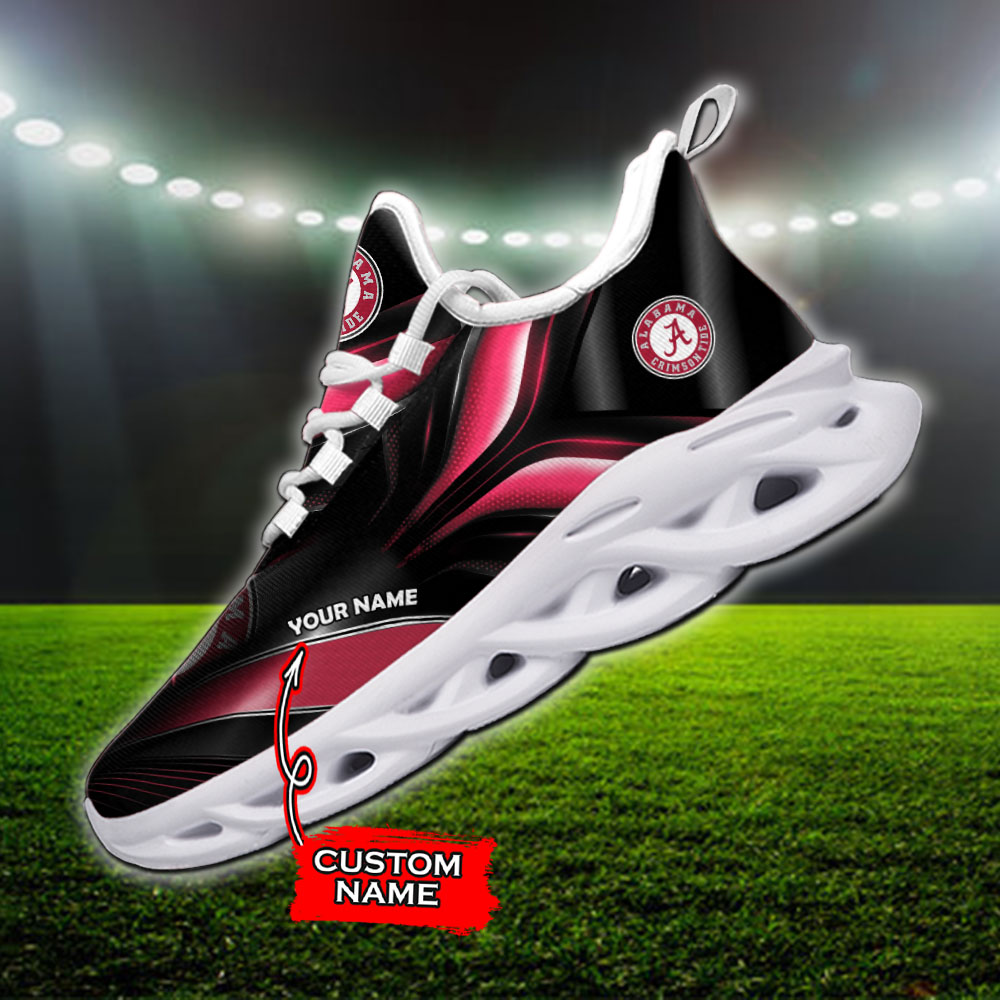 Alabama Crimson Tide NCAA Max Soul Shoes Sneakers For Men And Women neasalamis.com