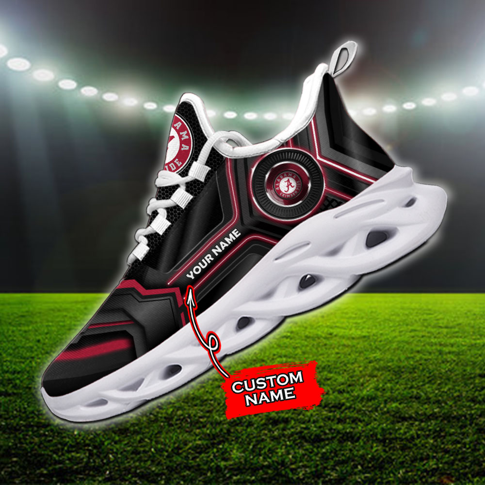 Alabama Crimson Tide NCAA Max Soul Shoes Sneakers For Men And Women neasalamis.com
