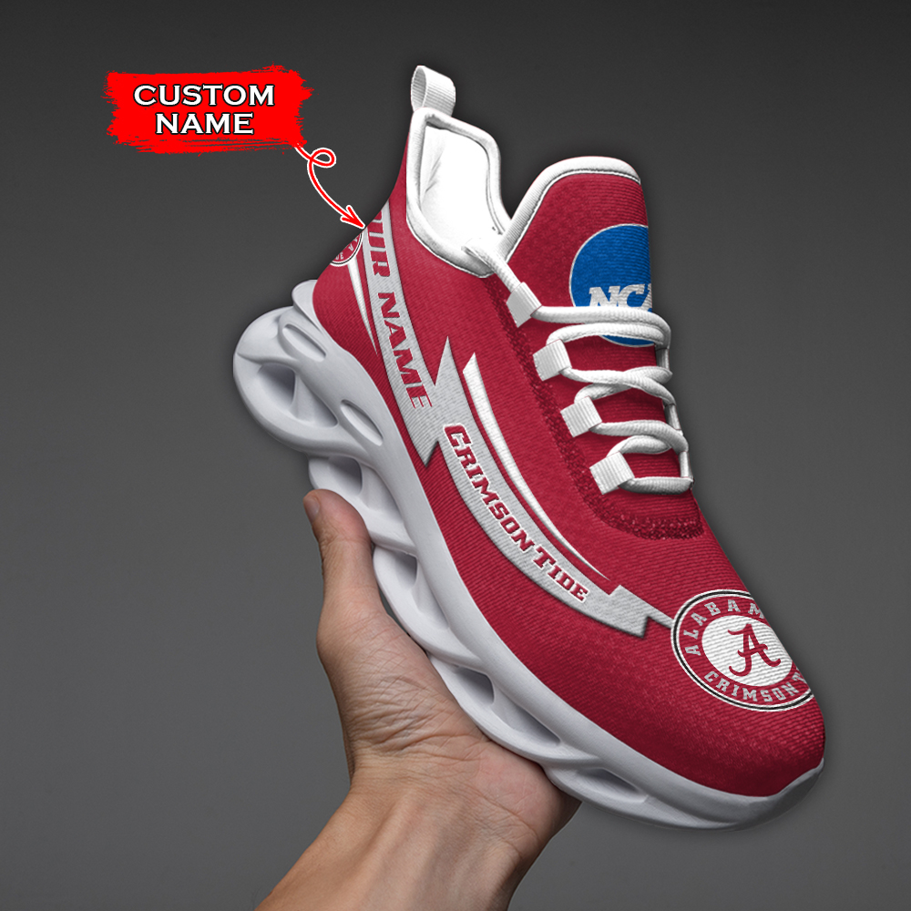 Alabama Crimson Tide NCAA Max Soul Shoes Sneakers For Men And Women neasalamis.com