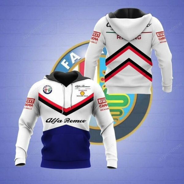 Alfa Romeo Racing Shirt Fan Gift 592 Stylist Unisex 3d Hoodie Neasalamis