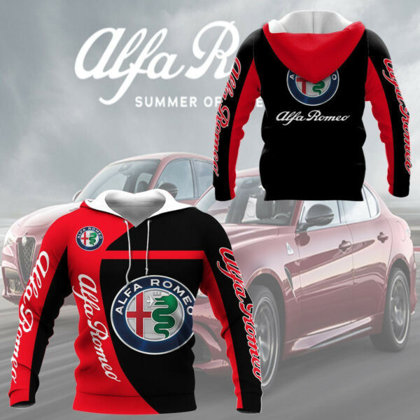 Alfa Romeo Shirt Fan Gift 191 Stylist Unisex 3d Hoodie Zip Hoodie Neasalamis