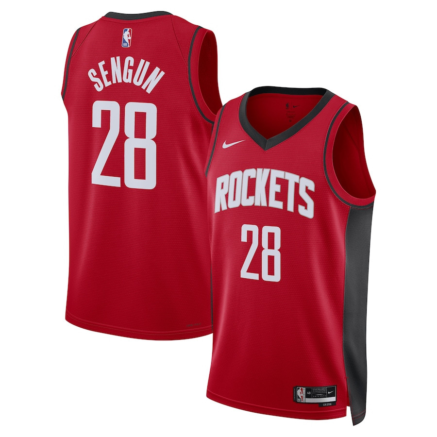 Alperen Sengun 28 Houston Rockets Unisex Swingman Jersey - Icon Edition - Red Neasalamis