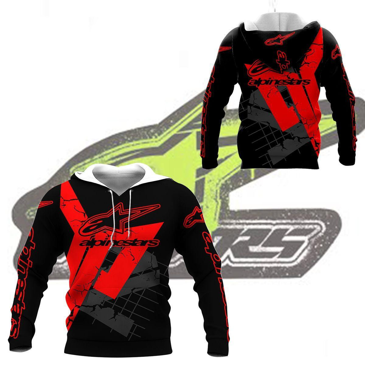 Alpinestars Shirt Fan Gift 197 Stylist Unisex 3d Hoodie Zip Hoodie Neasalamis