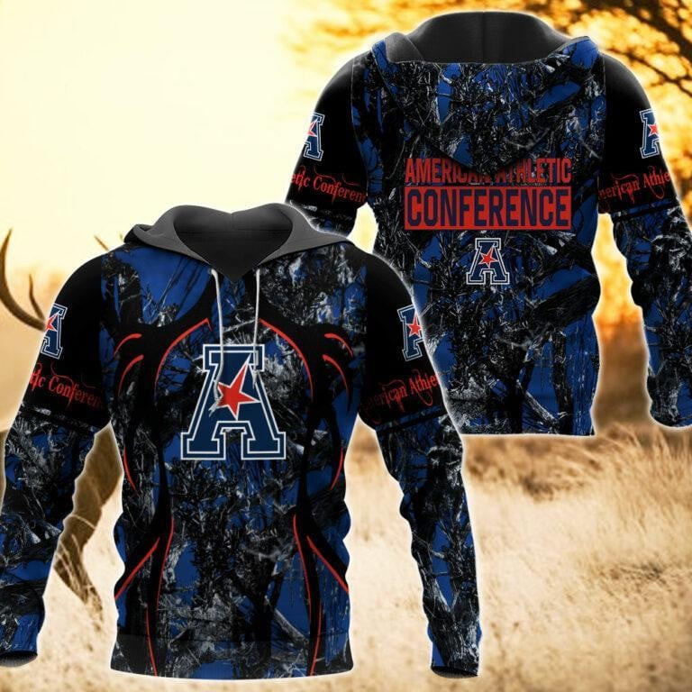 American Athletic Conference Camo Hunting 3D printed Sweatshirt Hoodie Zipped Hoodie Neasalamis