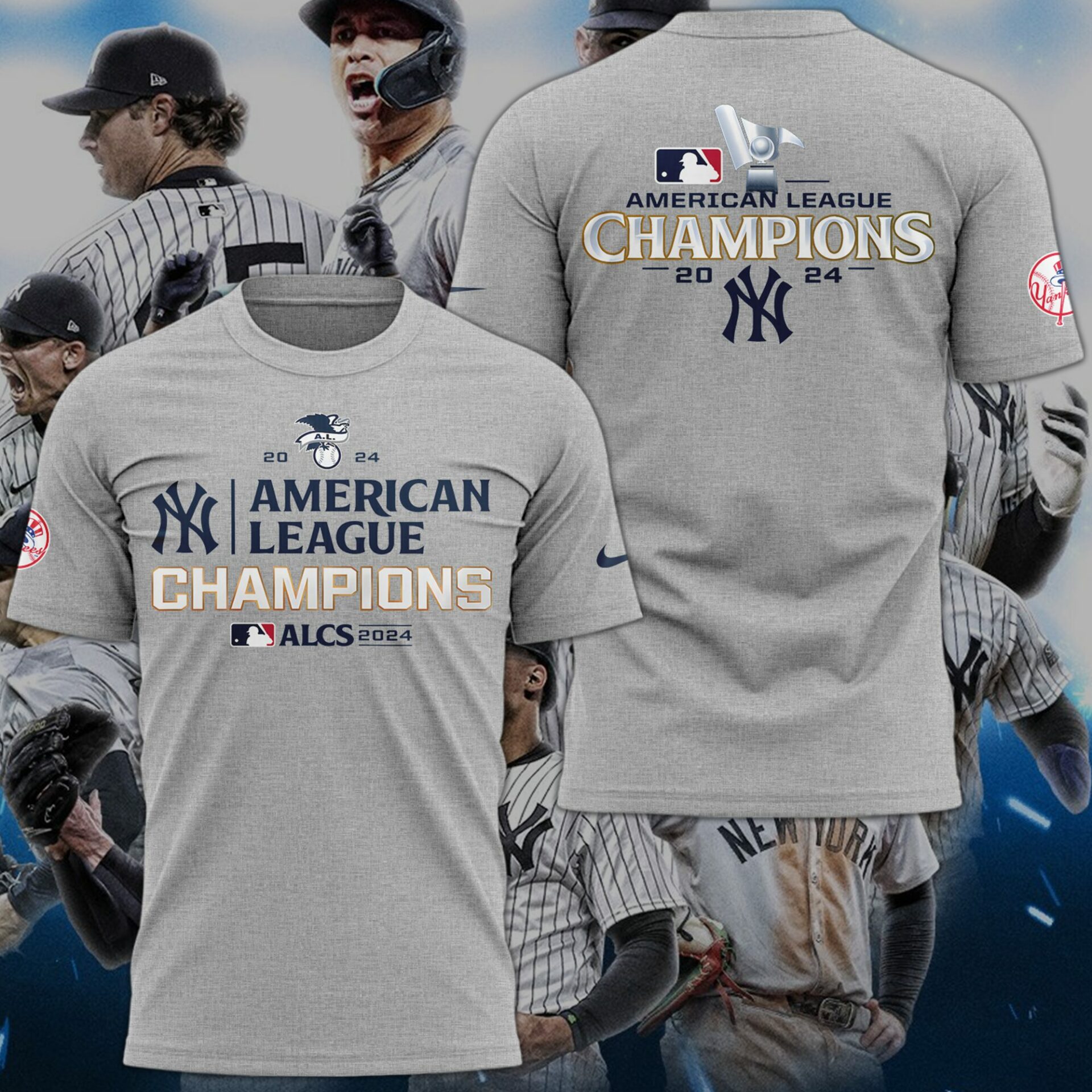 American League Champions NY Yankees T-Shirt Gift For Baseball Lover Neasalamis.com