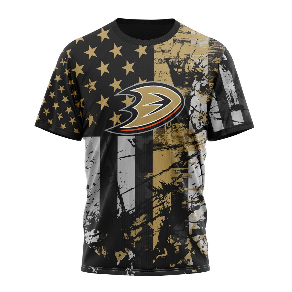 Anaheim Ducks Specialized Jersey For America Personalized Name And Number T-Shirt Style Neasalamis.com