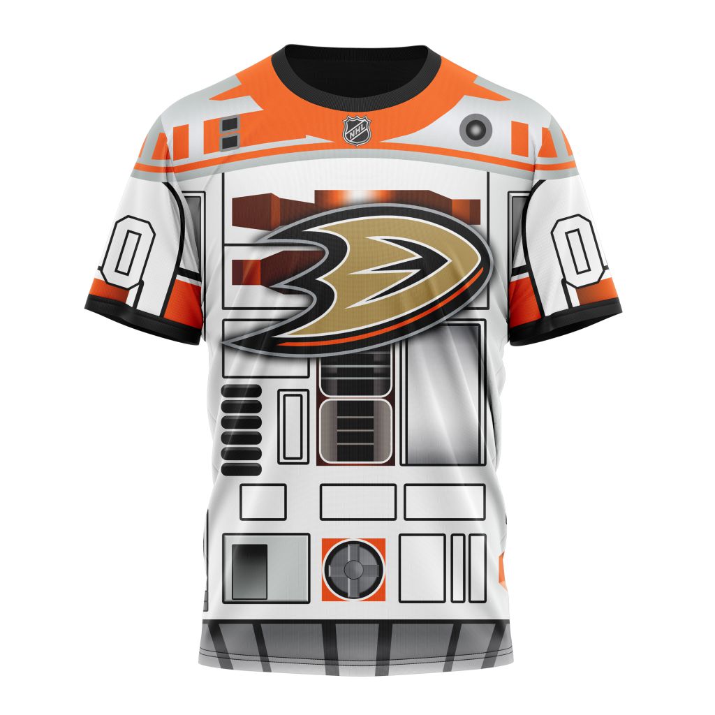 Anaheim Ducks Specialized Star Wars May The 4th Be With You Personalized Name And Number T-Shirt Style 24766 Neasalamis.com