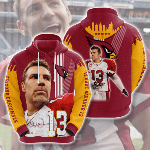 Arizona Cardinals Kurt Warner Hoodie Neasalamis