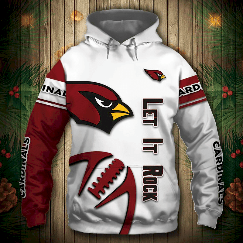 Arizona Cardinals Lets it rock Unisex 3D Hoodie Neasalamis