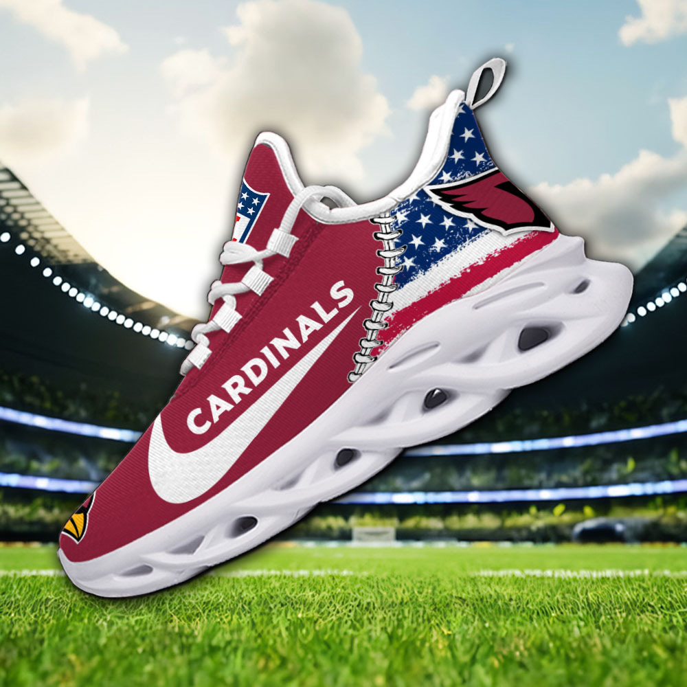 Arizona Cardinals NFL Max Soul Shoes Sneakers For Men And Women neasalamis.com