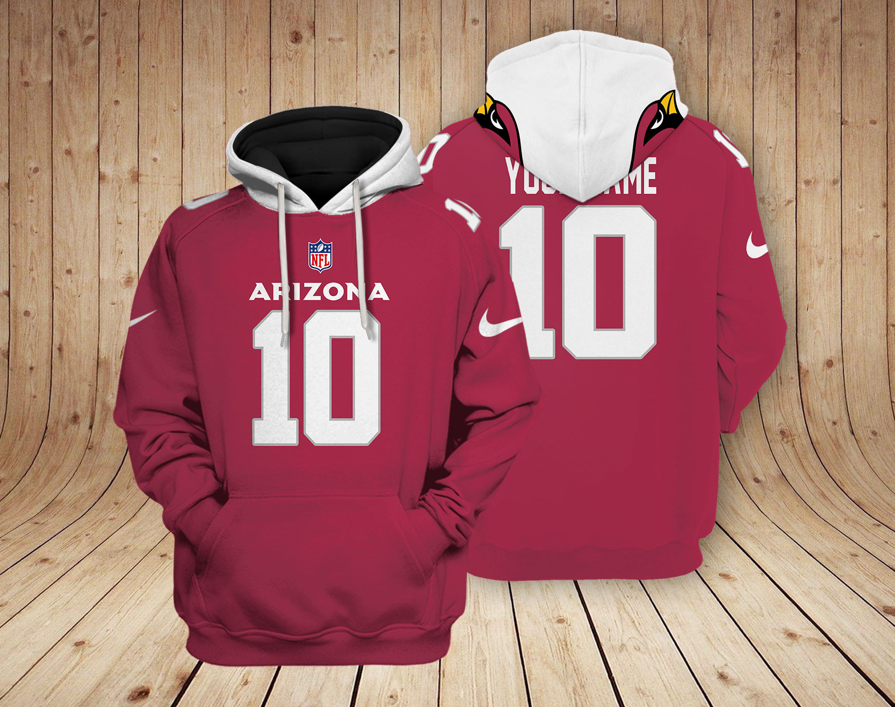 Arizona Cardinals NFL Team 3D Hoodie Neasalamis