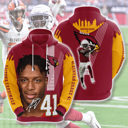 Arizona Cardinals kenyan drake Hoodie Neasalamis